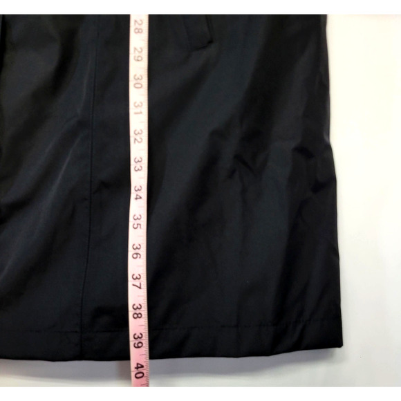 Eddie Bauer Trench Coat Womens 3X Black Girl On The Go Waterproof Hooded New - Picture 14 of 16